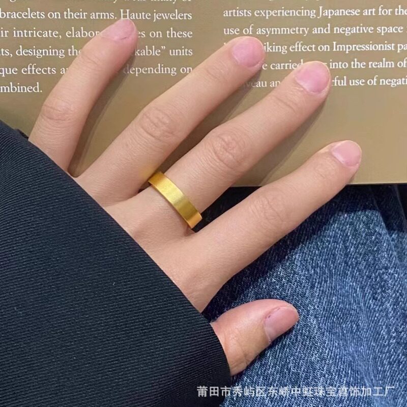 【レディース版】4N古法ワイドリング/厚さ1mm