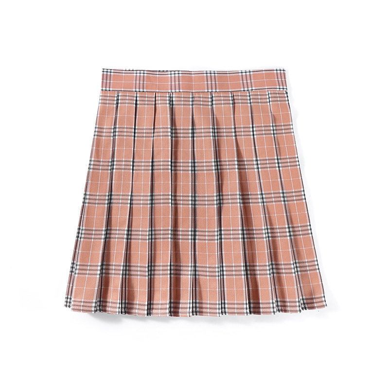 レンコンチェック柄スカート+蝶ネクタイ