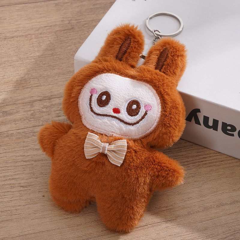 ラブクロス＋蝶ネクタイ ダークブラウン（丸バックル風）