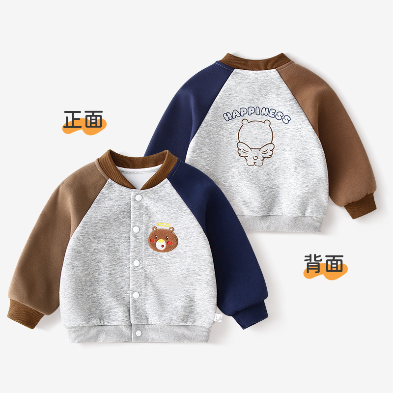 茶色と青のクマ