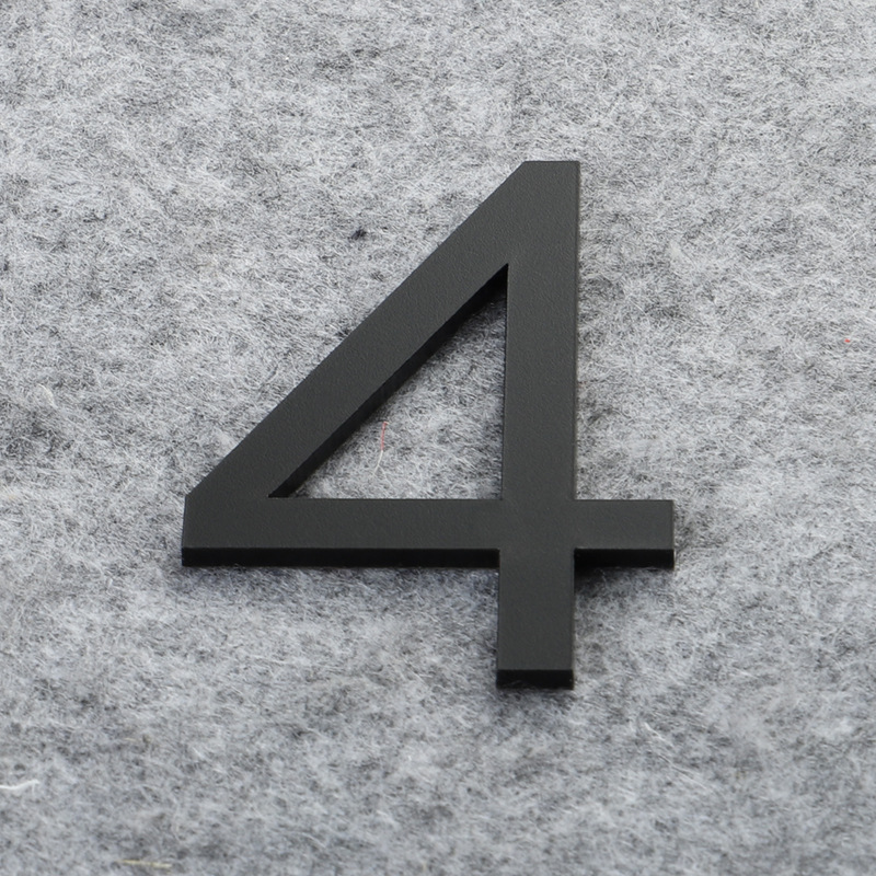 マットブラック【4】;5x3.3cm