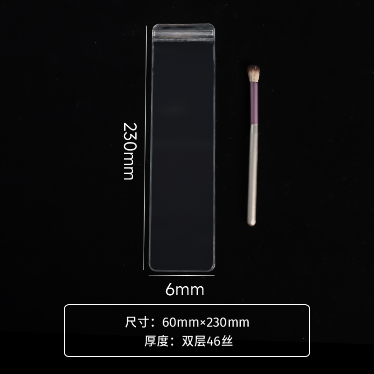 6*23 センチメートル * 両面透明 * 厚手 46 シルク * 1