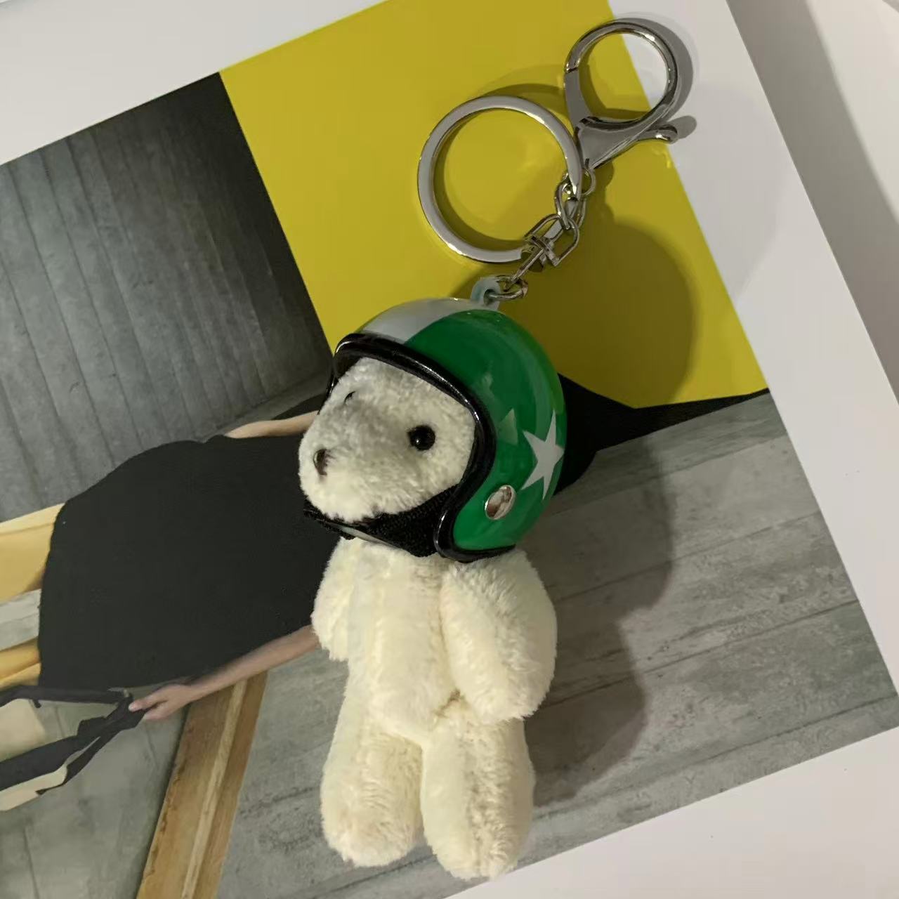 緑白五芒星【バイク白熊】