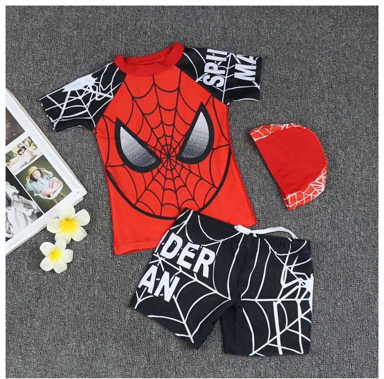 スプリットレッドスパイダー (水泳キャップ付き)