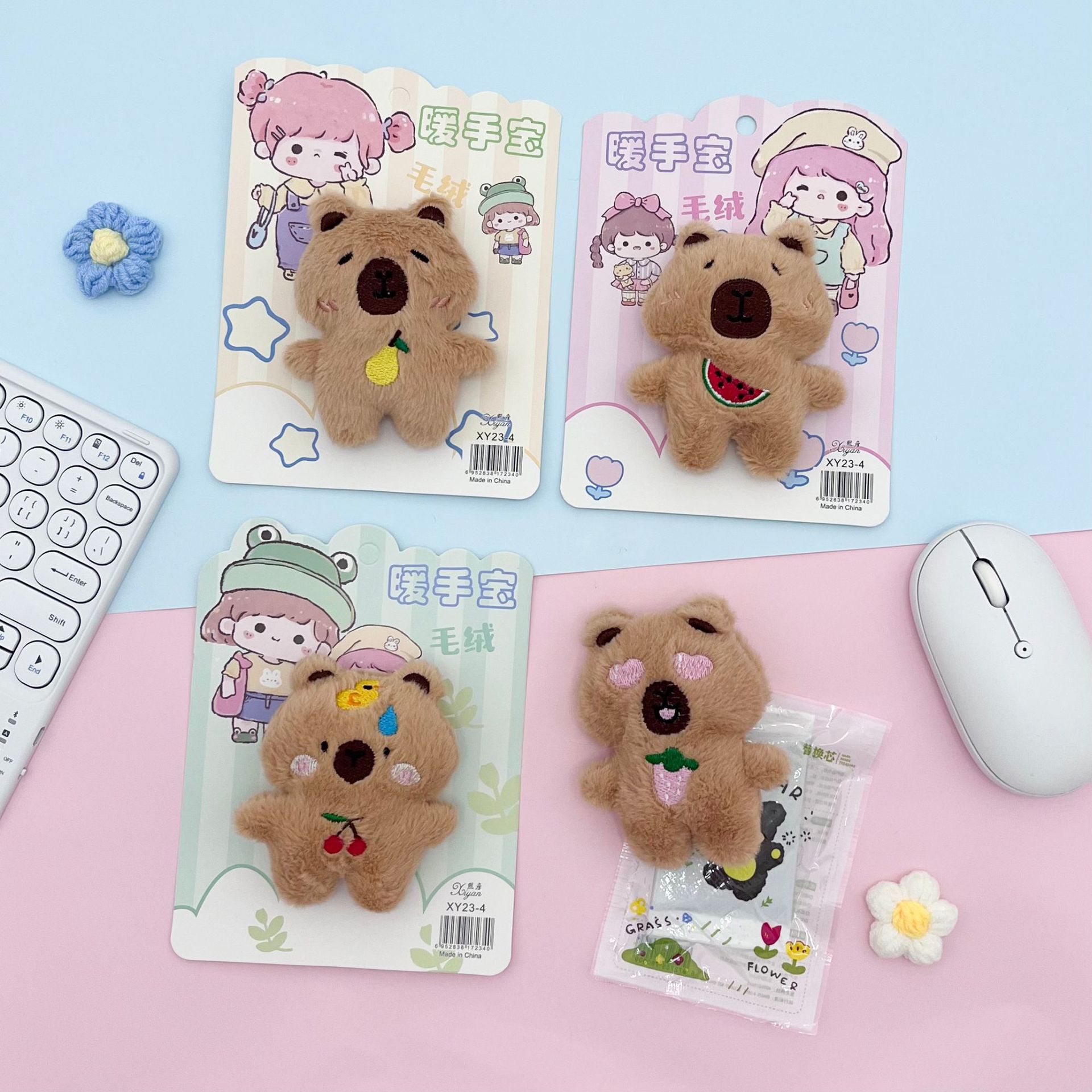 ハンドウォーマー/フルーツカプ