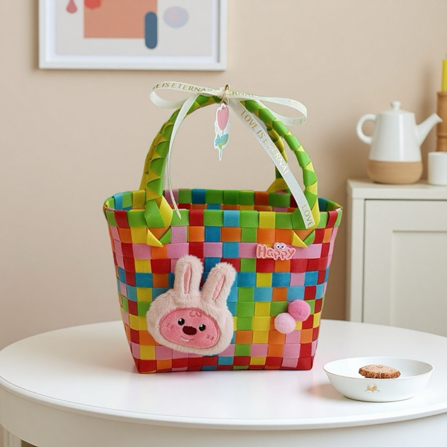 カラフル（ピンクのウサギ）