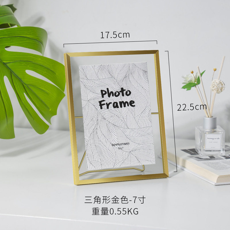 三角スタイル-ゴールド