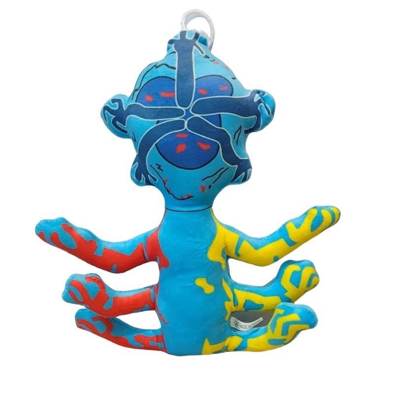 変異型多手ブルーフィギュア 27cm 96g