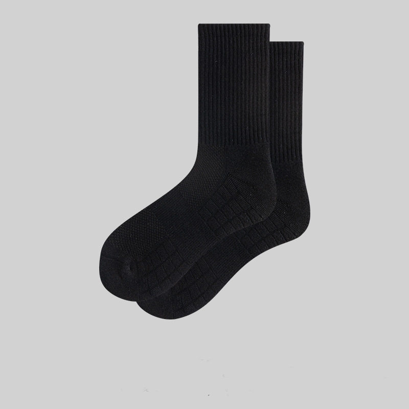 黒い長筒メッシュタオル底