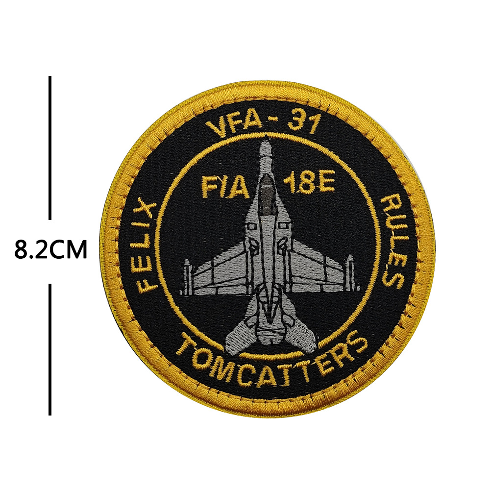 V01705-2 VFA-31飛行機 (黄辺円形)