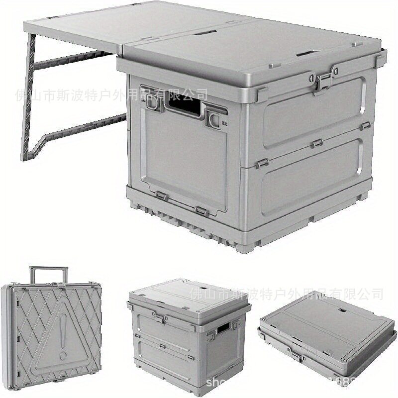 ハンドルキャンプボックス グレー（カラーボックス）