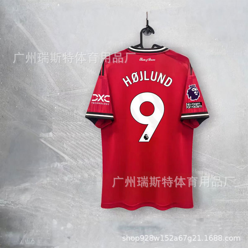 2526 マン L ホーム プリント No. 9 スター + プレミア リーグ バッジ