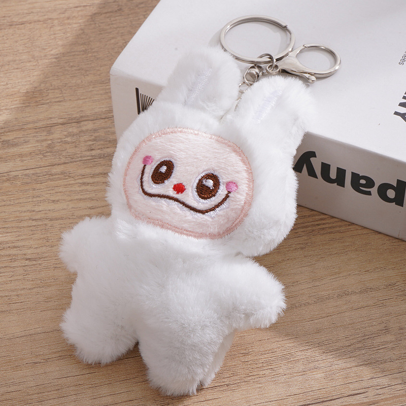 ラブブ ホワイト（キーホルダースタイル）