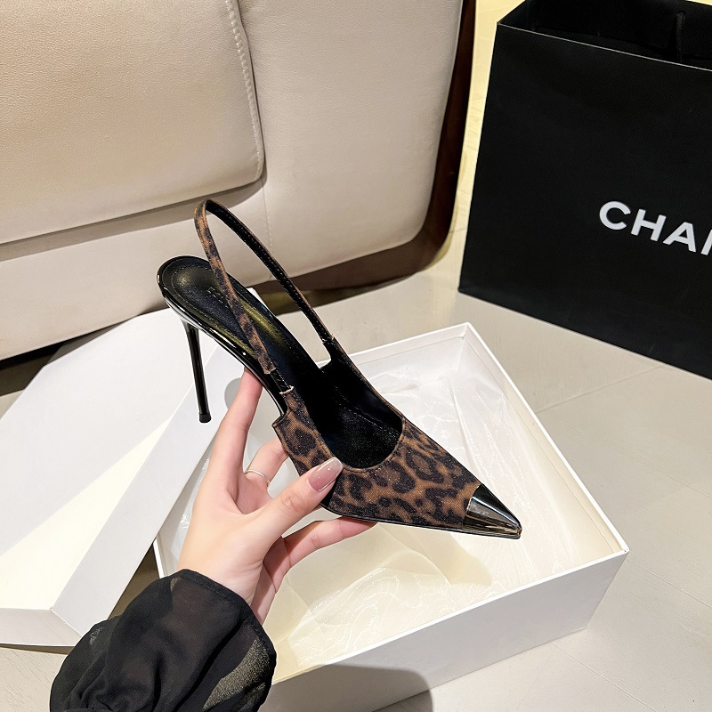 ヒョウ柄アイアンヘッドバック8CM