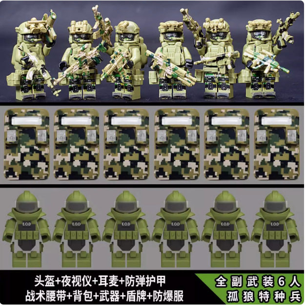 乳白色チーター防爆チーム6名+防爆スーツ+シールド