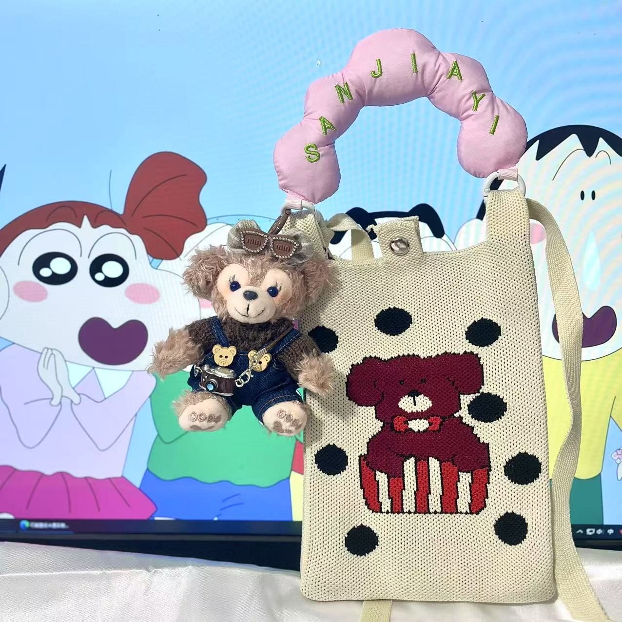 【ハンドル+ショルダーストラップ】ダルメシアン(ペンダントを除く)