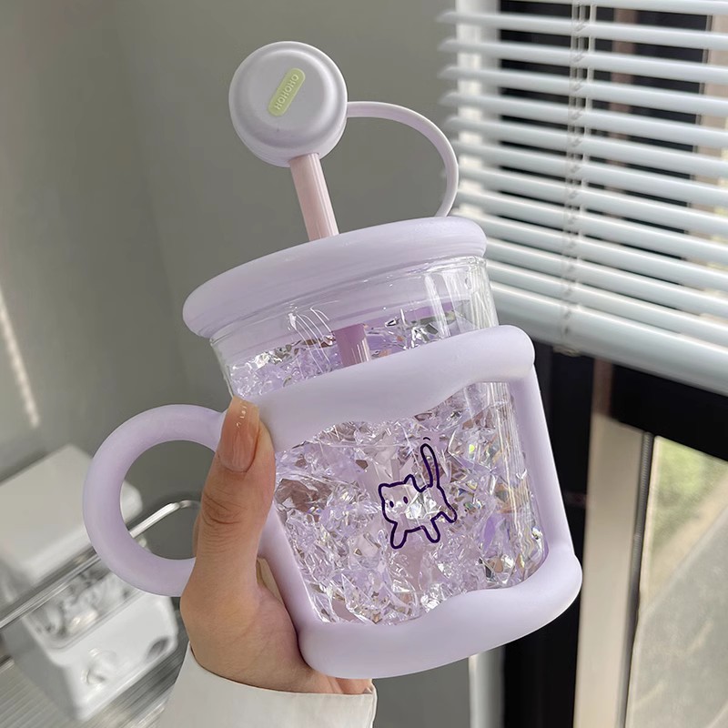 紫450mlストロースプーン茶漏れ