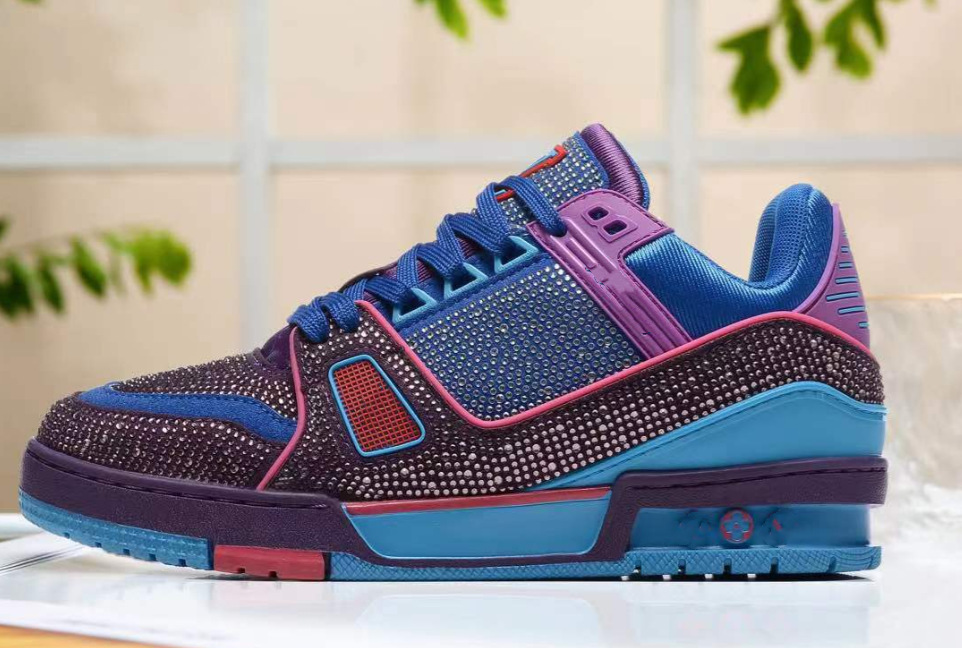 ドリルブルーパープルブラウンのロバブランド