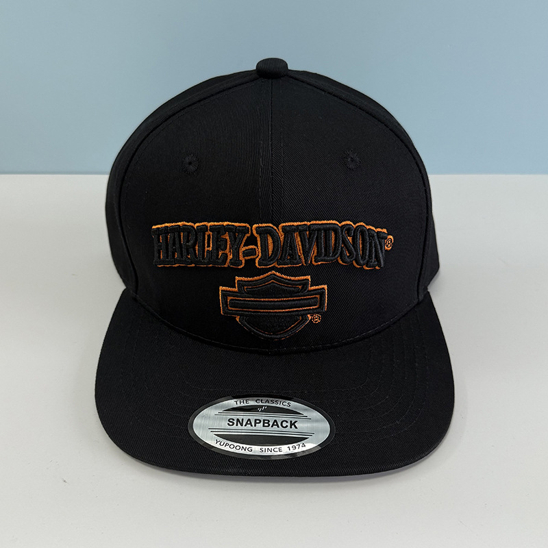 ブラックベースボールキャップ6