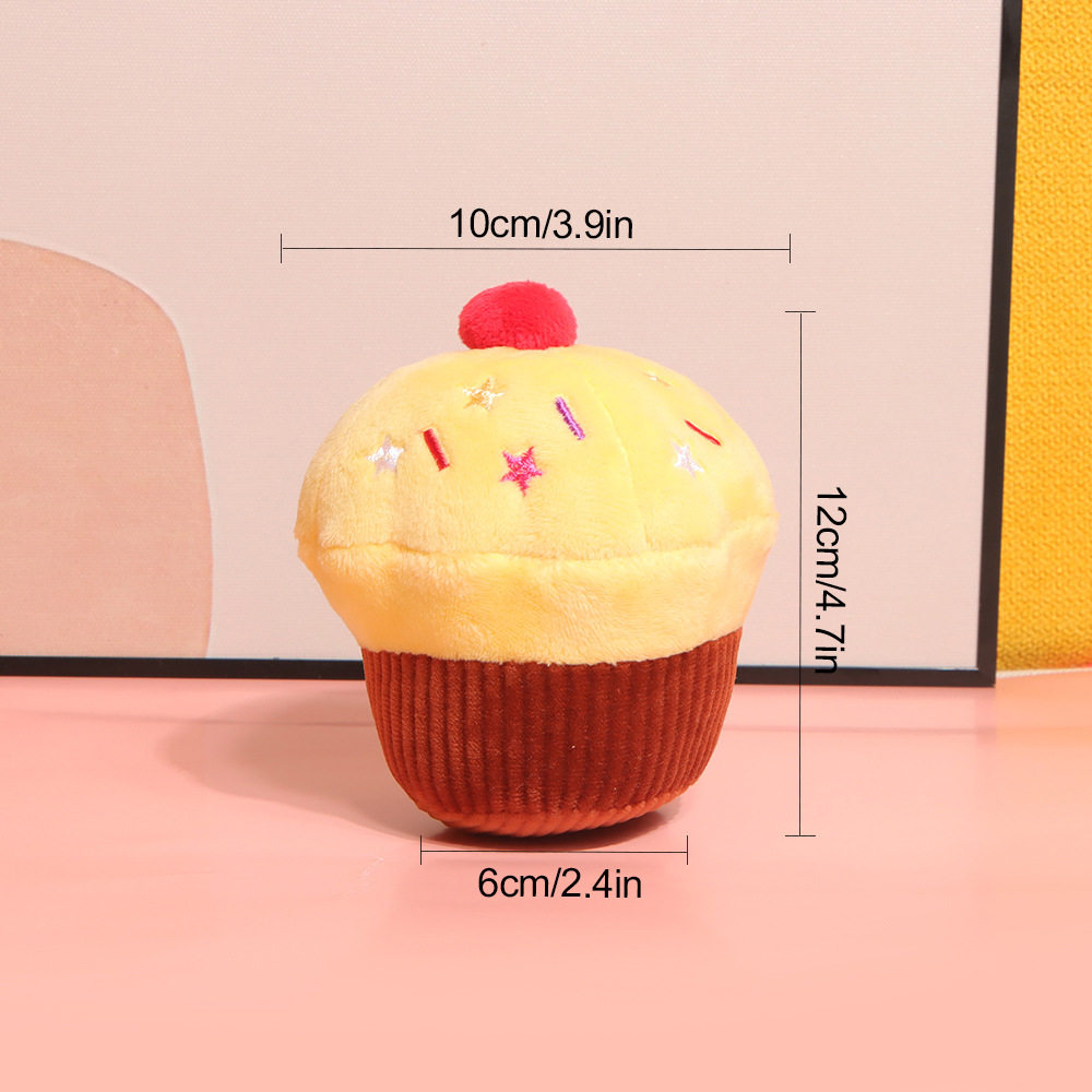 黄色いバナナのカップケーキ