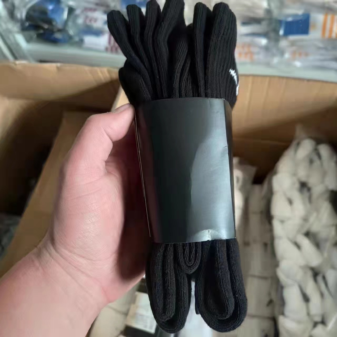 フックタオルボトム ロングチューブ ブラック