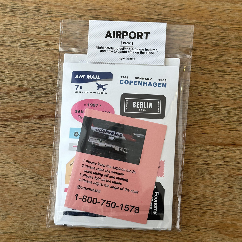 AIRPORT ステッカーカードパック