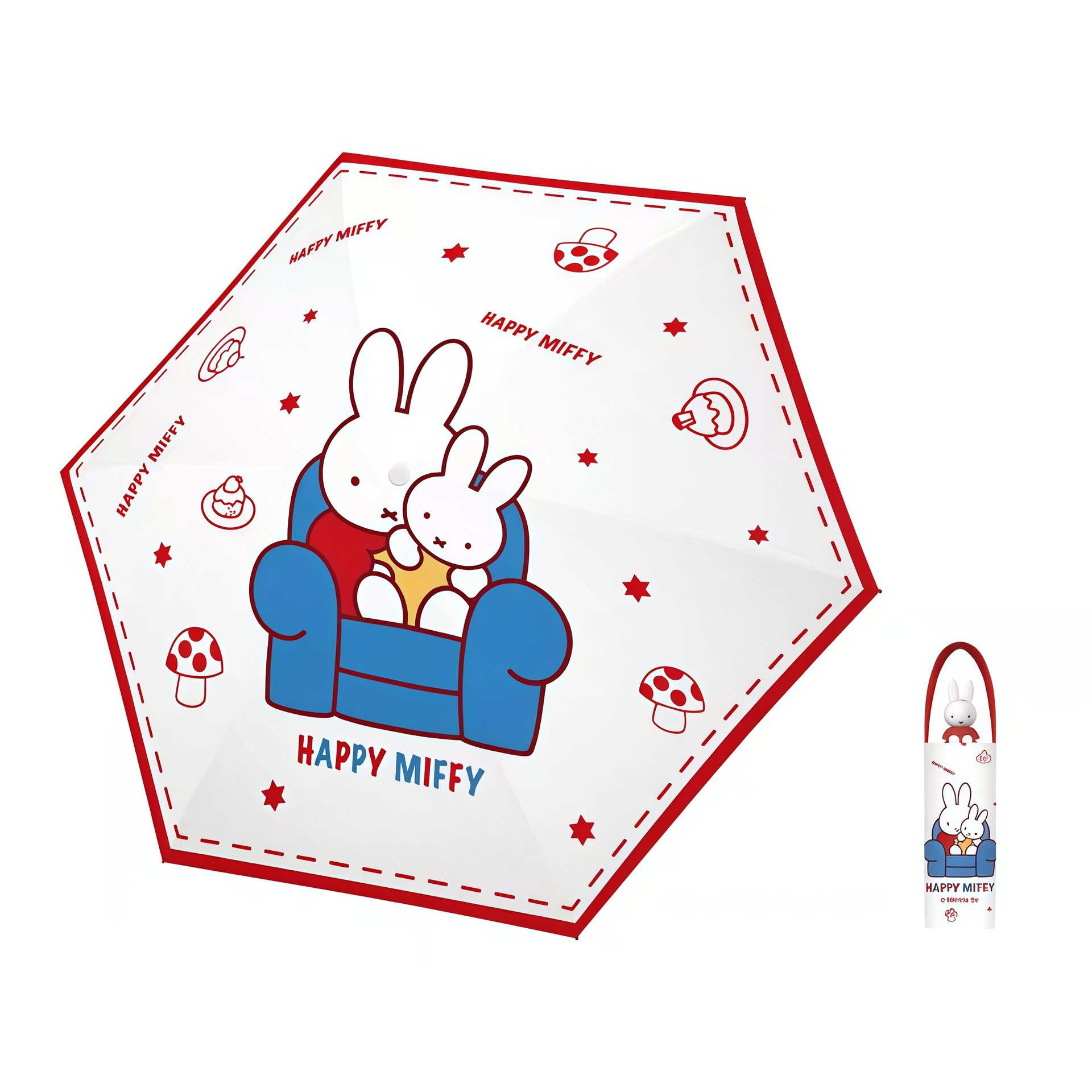 本物のミッフィー 【ソファ】レッドエッジ立体 50% off傘