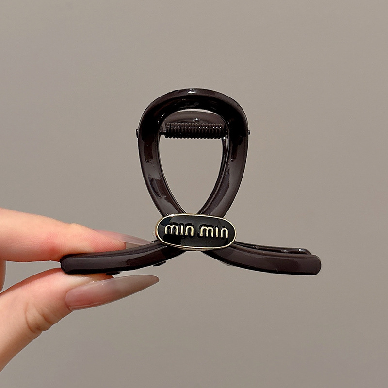 2#【チョコレートブラウン】ミディアムミニレターグリッパー 8cm