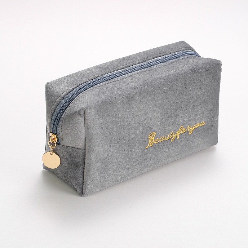 ベルベット長方形グレー