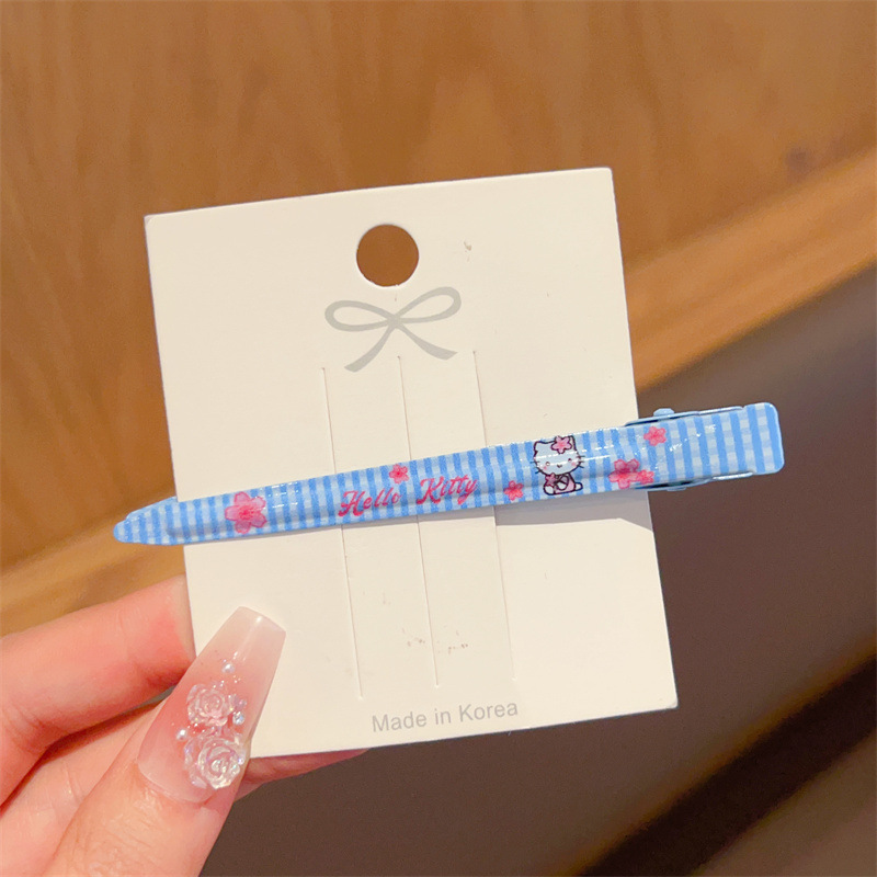 【ブルーグリッドktキャット1】