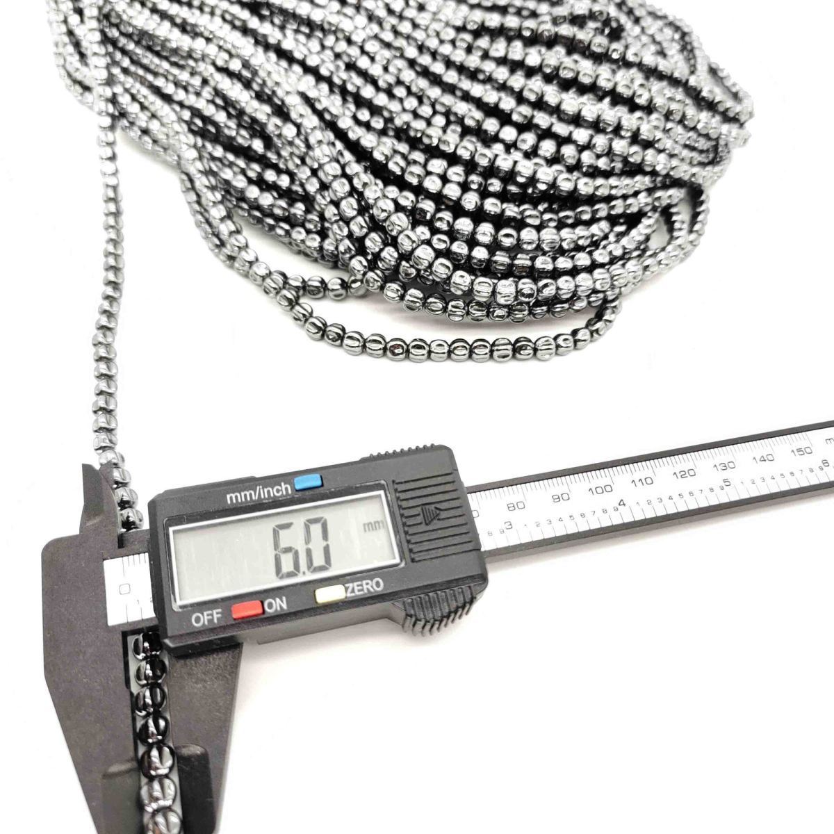 カボチャビーズ6mm108