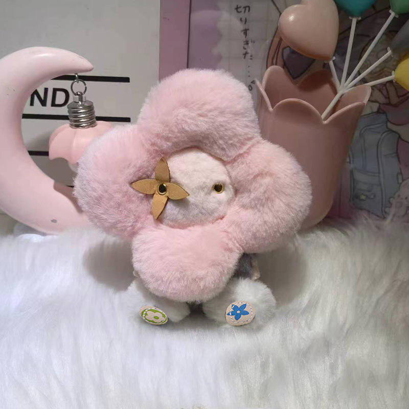 【ピンク】ひまわりペンダント(足裏にカラフルな花が描かれています)