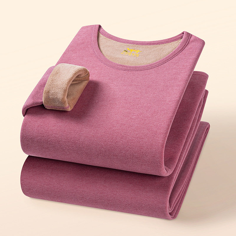 レディース あずき色（ラウンドネック）