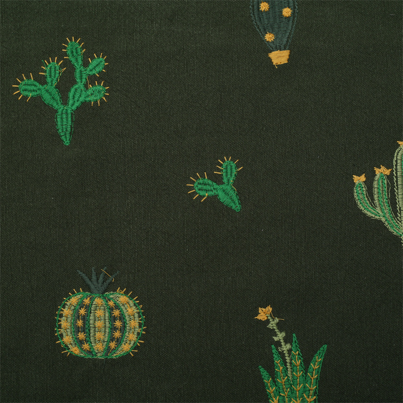 E15001-C グリーン（ドア幅125cm、綿70％、麻30％）