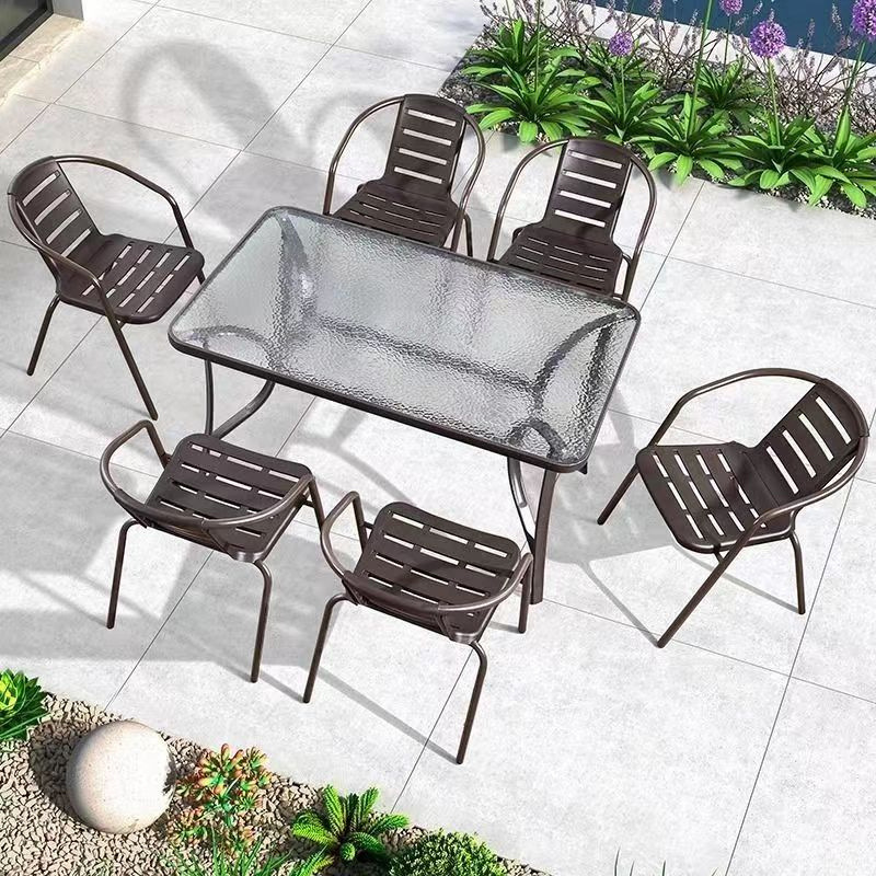 中空チェア（チェア6脚+120X80cmテーブル）