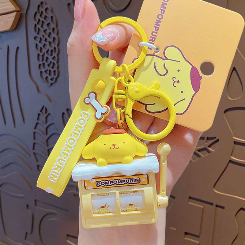 サンリオ キュートロッキングマシン ハンドストラップ バックル プリンドッグ