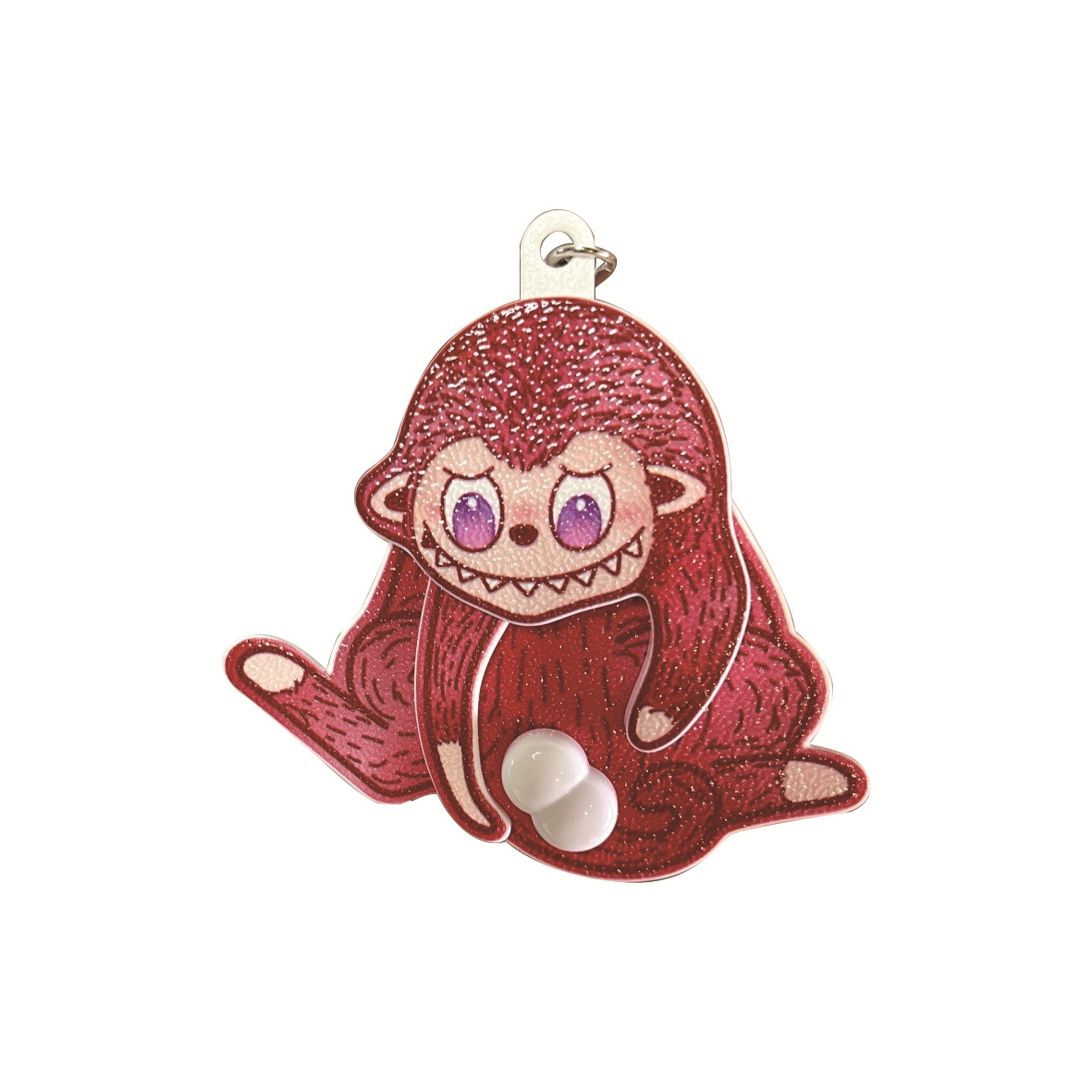 【赤色】たまごぶらぶら モンキーチャーム