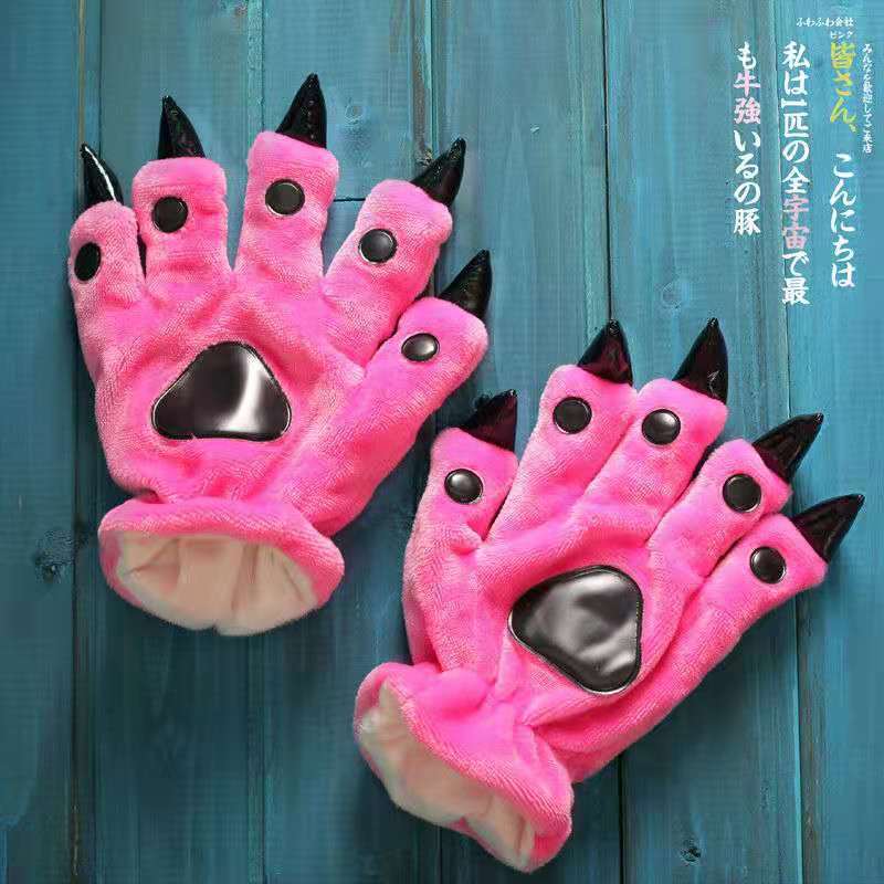 バラの赤い手袋