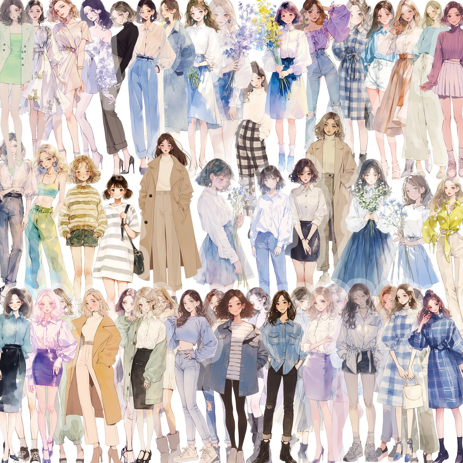 ハイストリートガール衣装50枚 SLP015