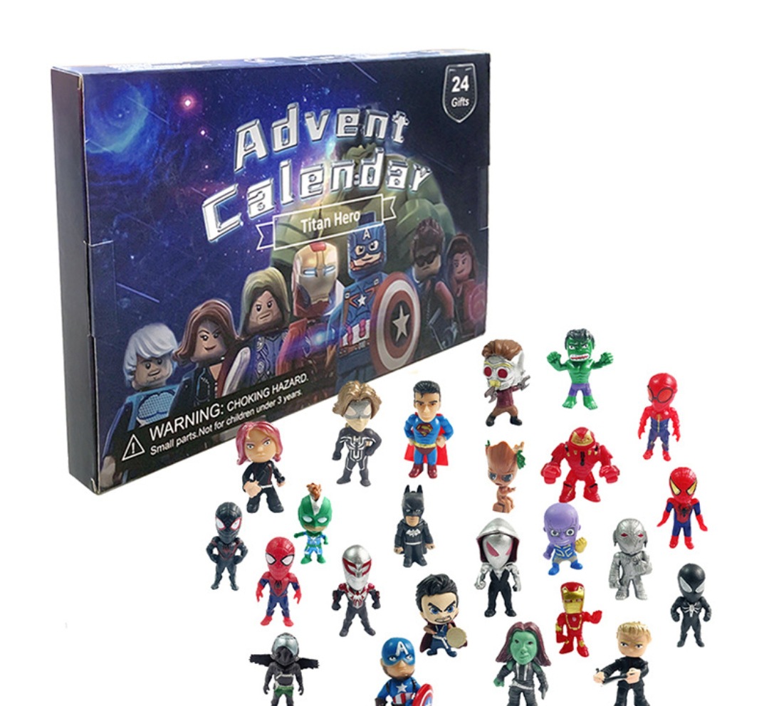 アベンジャーズ ブラインドボックス ドローイングパッケージ (24PCS ランダムスタイル) パッケージ