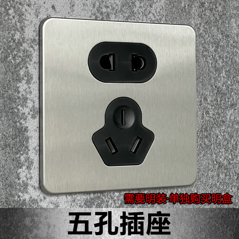 Jinjue シルバー ポジティブ 5 穴