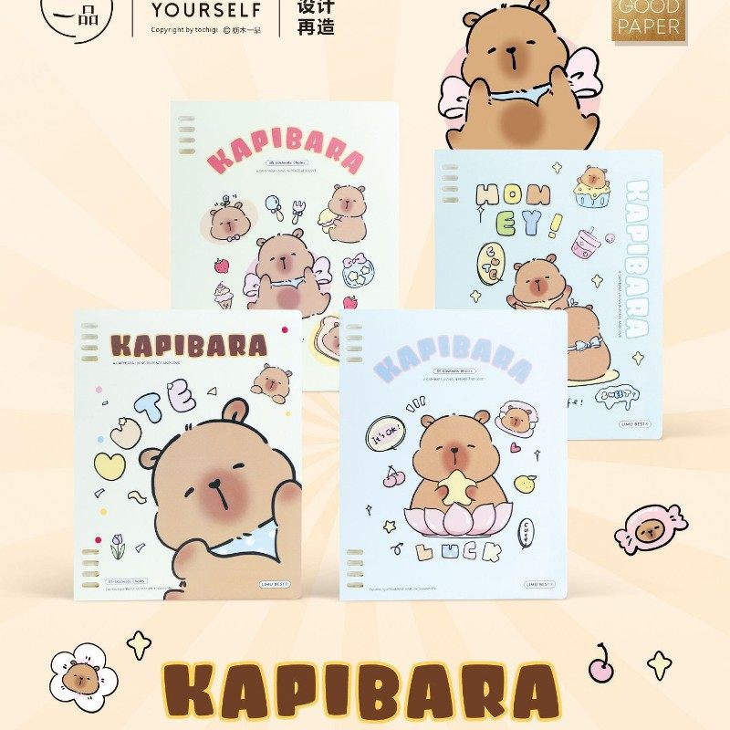 カピバラ-A5（8穴クリップ横線）