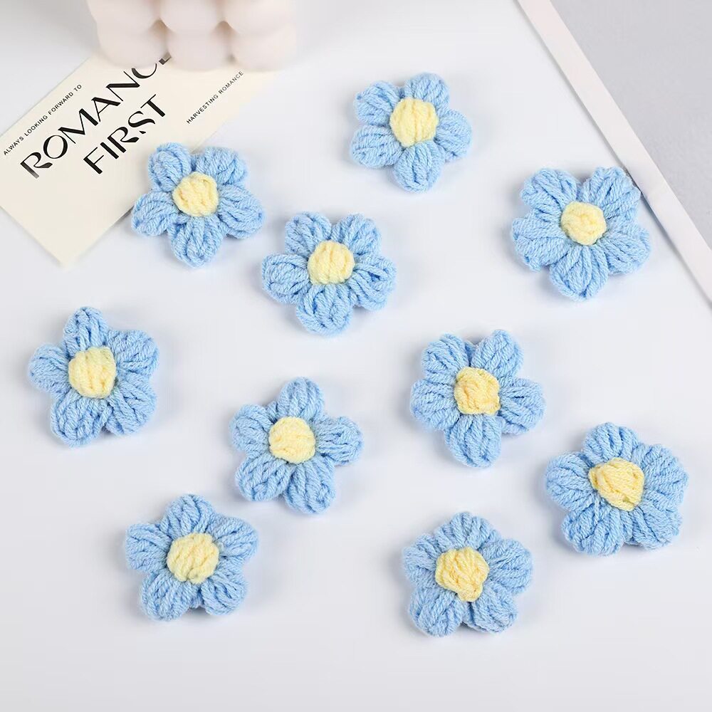 ブローチパフフラワーバスケット