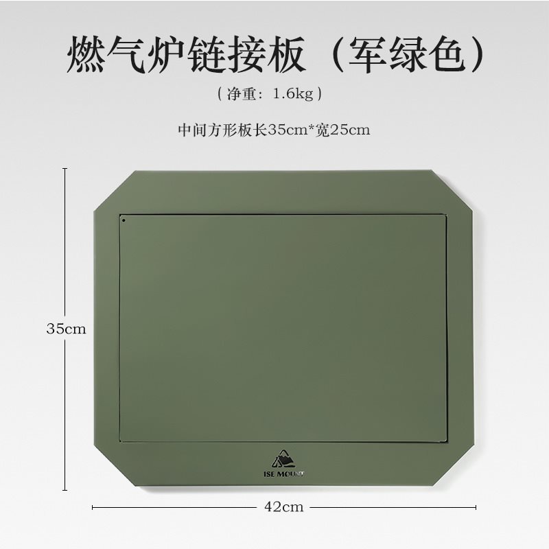 ガスコンロプレート ミリタリーグリーン(鋼板)