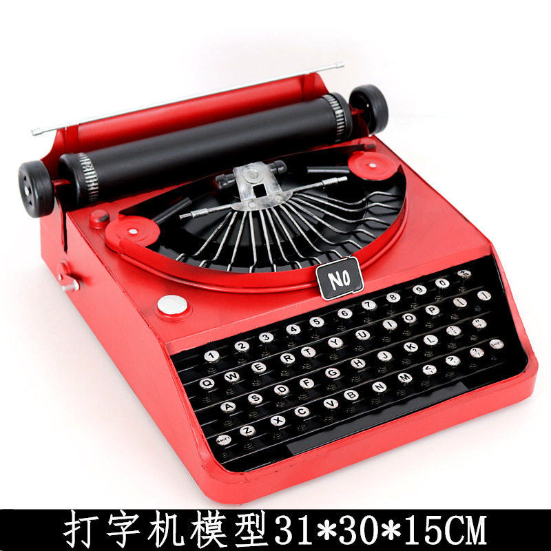 タイプライターレッド31*30*15