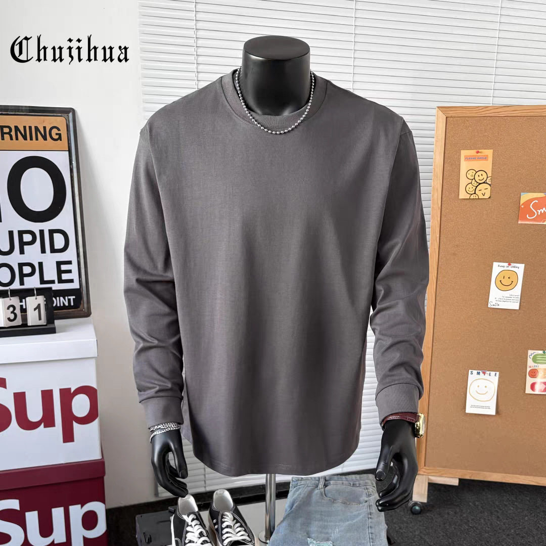 ダークグレー[400Gヘビースレッド長袖]