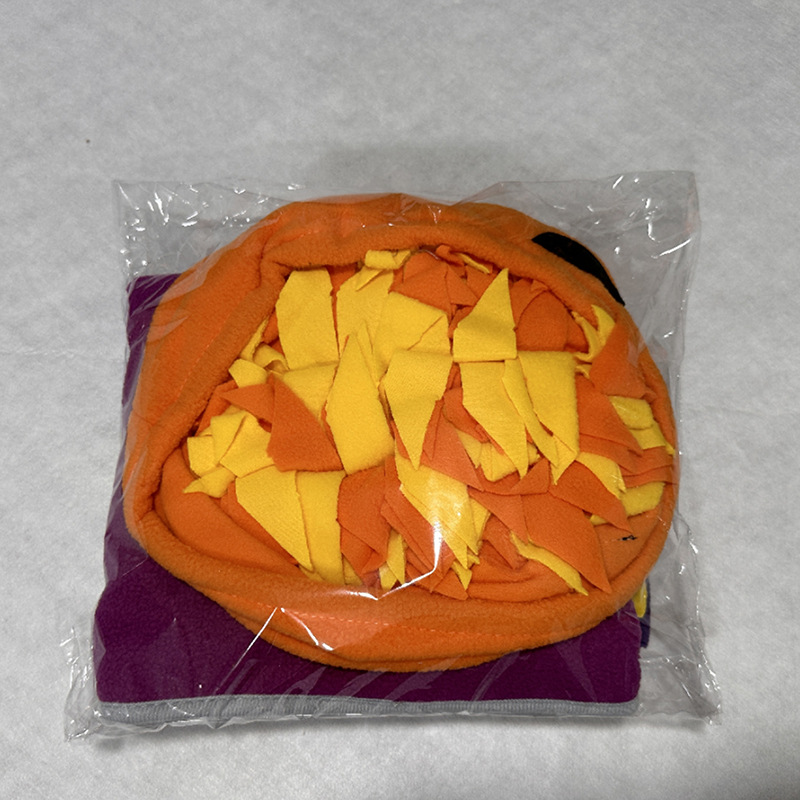 紫橘の組み合わせはハロウィーンの雰囲気に合っている