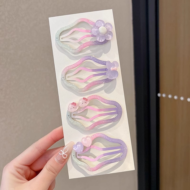 4#バイオレット【計4本】長さ7cm