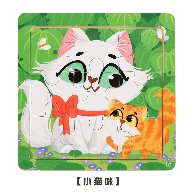 10匹の小さな子猫