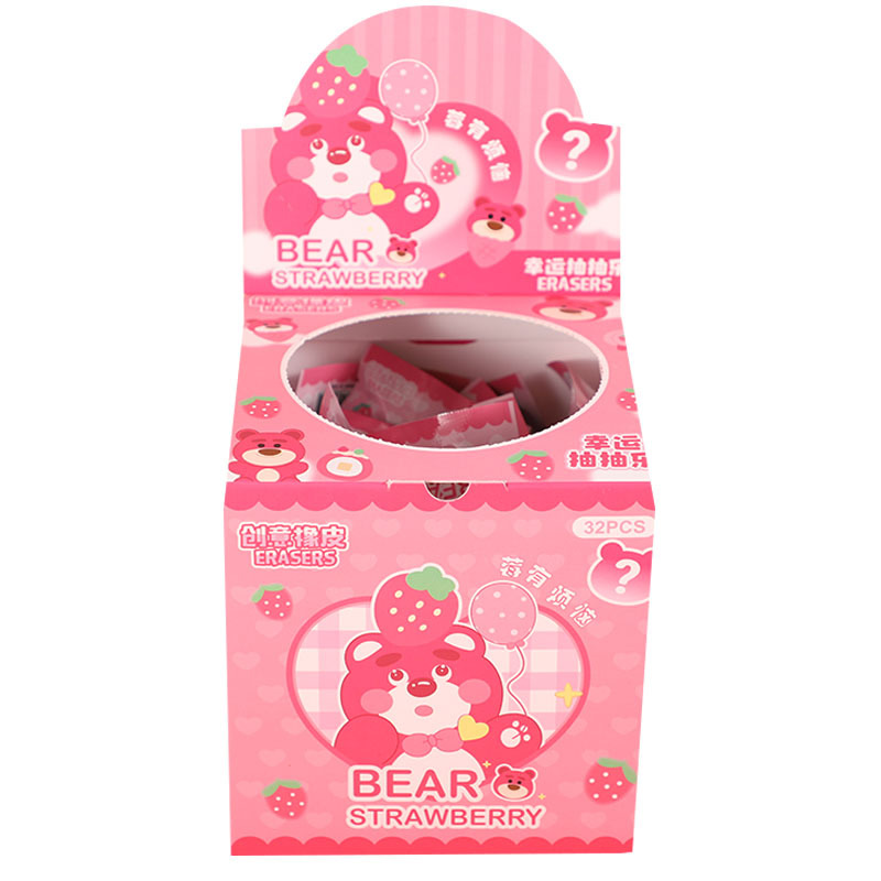 リトル ピンク ベア ブラインド ボックス (32 個を取り出して箱全体を送ります)